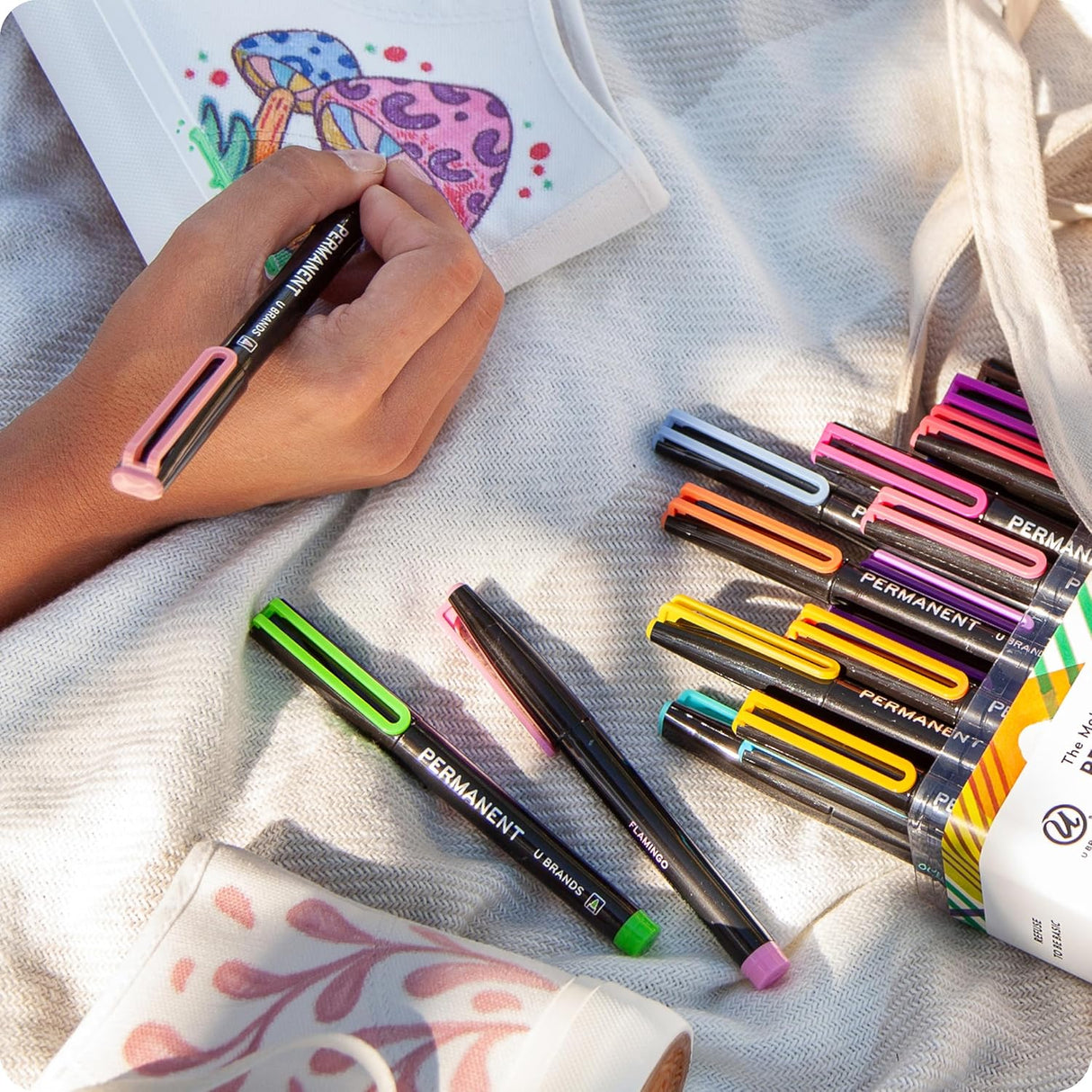 U Brands Malibu Permanent Markers Set, 30 Assorted Bold Colors-843463171784-LR-362773-6-LR eShop