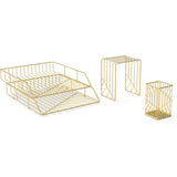 U BRANDS Metal Desk Organization Kit - Gold, 3 count-843463139401-LR-362764-2-LR eShop