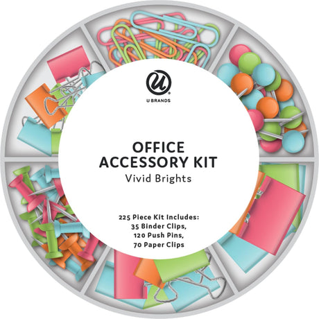 U Brands Office Supplies Set, Desk Accessories Kit, 225 Pieces-843463160658-LR-362770-1-LR eShop
