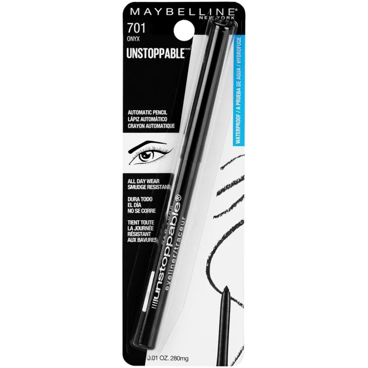 Maybelline Unstoppable Automatic Pencil 701 Onyx