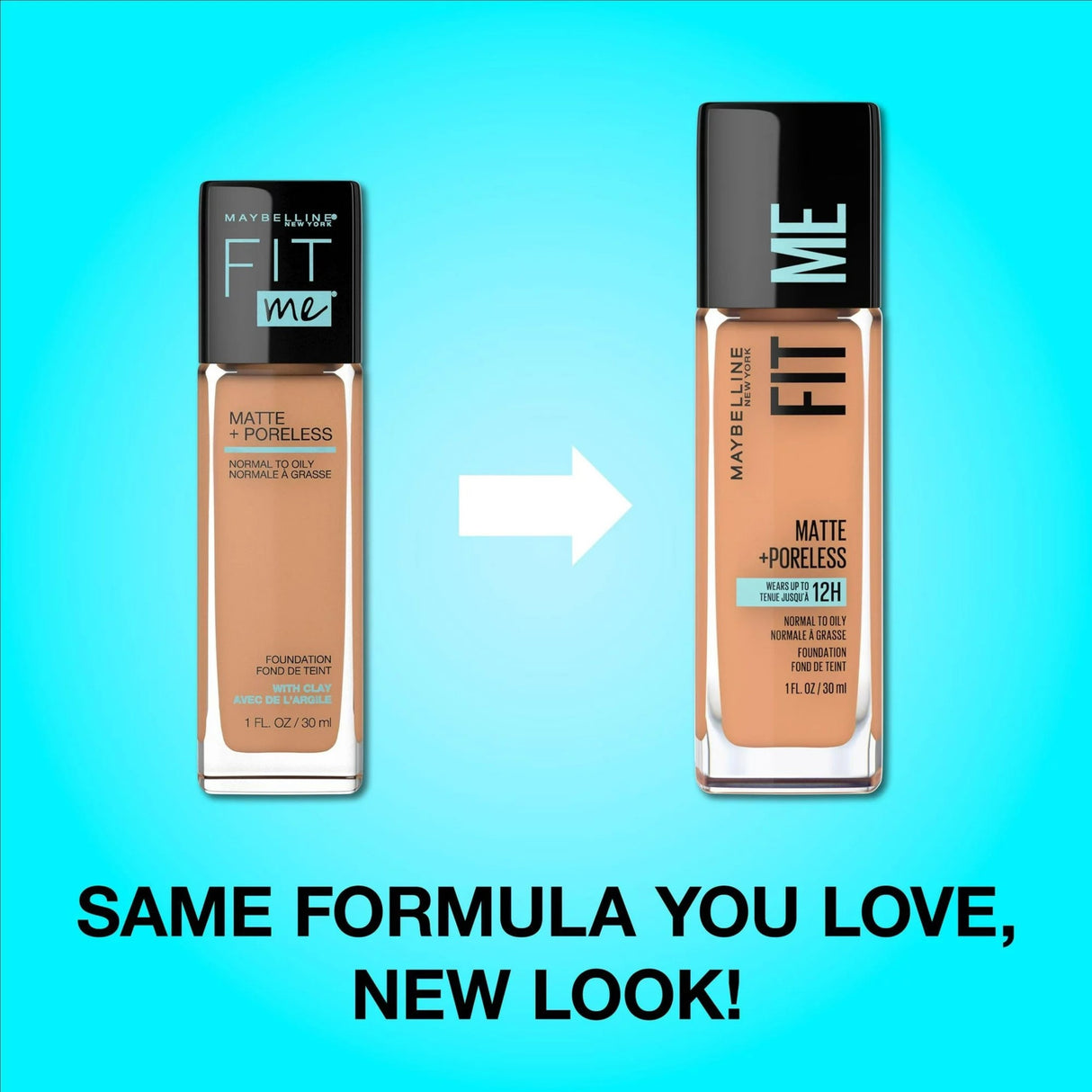 Maybelline New York Fit Me! Matte + Poreless Foundation 125 Nude Beige