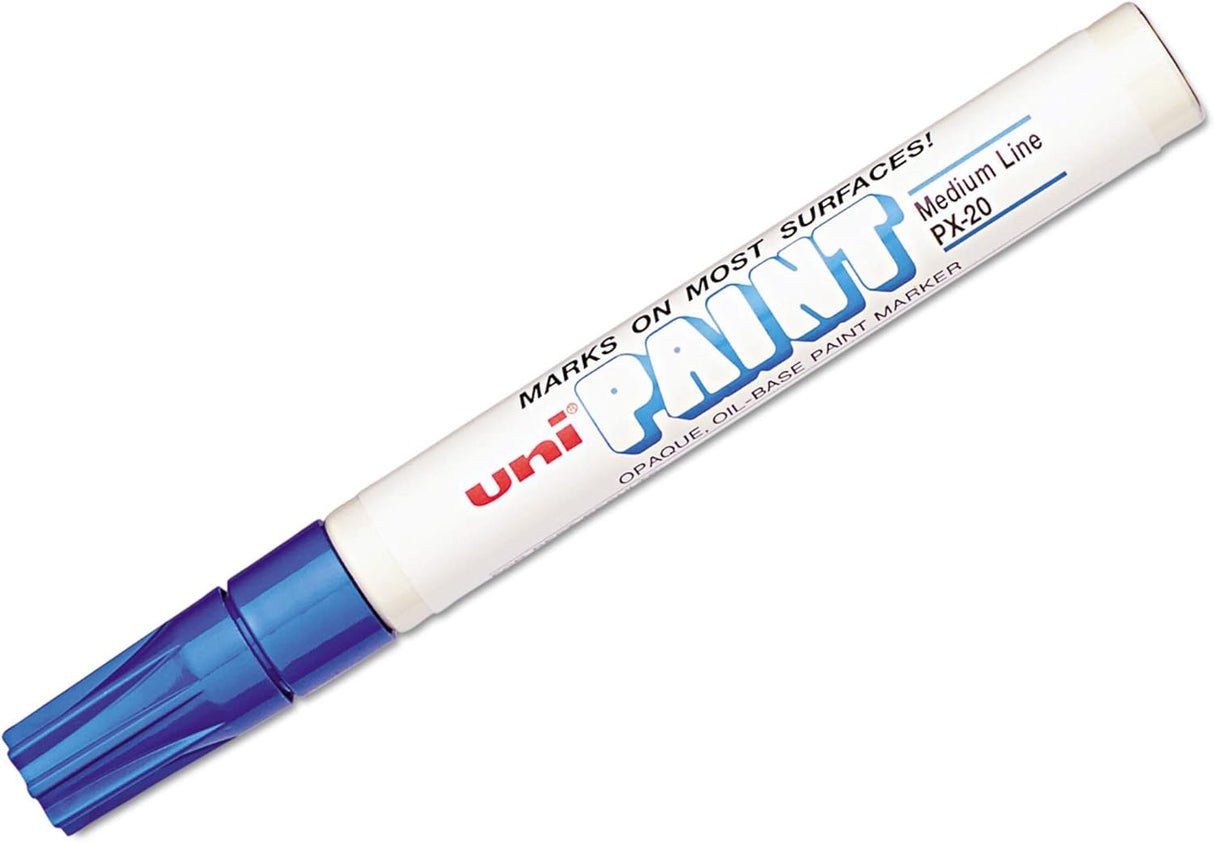 uni-ball uni-Paint Oil Based Medium Line Marker - Blue, 12 count-030246636039-LR-297231-2-LR eShop