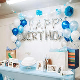 Unique 9" Latex Balloons - Baby Blue, 20 count-011179545377-LR-287301-5-LR eShop