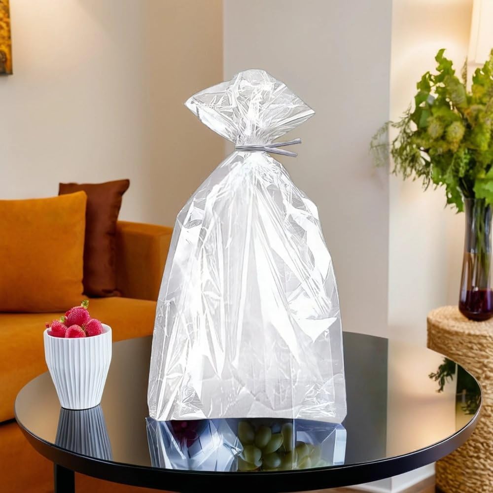 Unique Cellophane Favor Bags - Clear, 30 count-011179620081-LR-307209-4-LR eShop