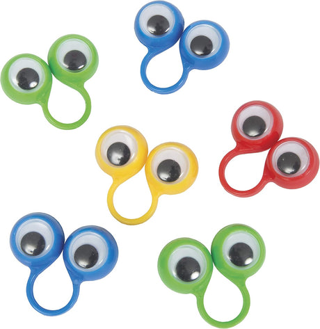 Unique Finger Puppets with Googly Eyes Party Favor - Assorted, 8 count-011179847426-LR-333377-2-LR eShop