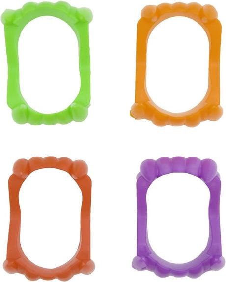 Unique Fun Neon Vampire Teeth Party Favors - Assorted, 4 count-011179847419-LR-333376-2-LR eShop
