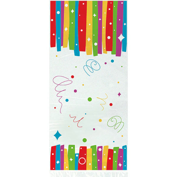 Unique Rainbow Ribbon Birthday 5" x 11" Cellophane Bag, 20 count-011179495733-LR-339953-2-LR eShop