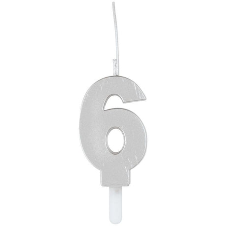 Unique Silver Sparkler Birthday Candles - Number 6-011179926565-LR-359591-1-LR eShop