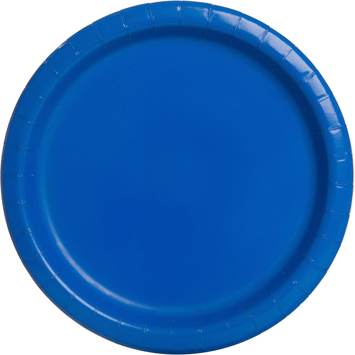 Unique Solid Round 9" Paper Plates - Royal Blue, 16 count-011179317707-LR-359571-1-LR eShop