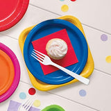 Unique Solid Round 9" Paper Plates - Royal Blue, 16 count-011179317707-LR-359571-2-LR eShop