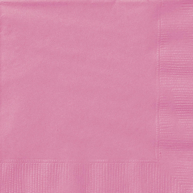 Unique Solid Square Party Napkins - Hot Pink, 20 count-011179313921-LR-359567-1-LR eShop
