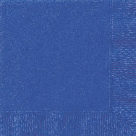Unique Solid Square Party Napkins - Royal Blue, 20 count-011179314621-LR-359569-1-LR eShop