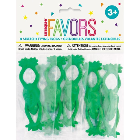 Unique Stretch Frog Slingshot Shooter Party Favors, 8 count-011179847204-LR-333386-1-LR eShop
