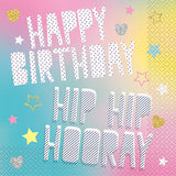 Unique Unicorn Galaxy Birthday Large Lunch Napkins, 16 Count-011179724925-LR-333430-1-LR eShop