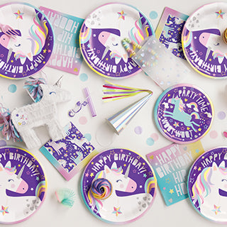 Unique Unicorn Galaxy Birthday Large Lunch Napkins, 16 Count-011179724925-LR-333430-2-LR eShop