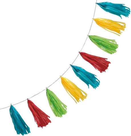 Unique Vibrant Multicolored Tissue Tassel Garland, 9 ft-011179629596-LR-359579-2-LR eShop