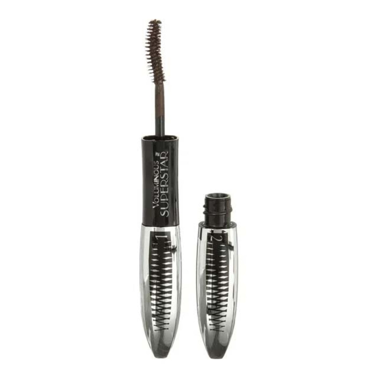 L'Oreal Paris Voluminous Superstar Washable Mascara, Blackest Brown, 0.41 fl. oz.