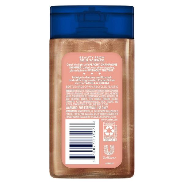 Vaseline Glazed & Glisten Shimmering Gel Body Oil - Sunlit Glow, Vanilla Cocoa, 1.69 oz-850077231476-LR-363258-2-LR eShop