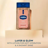 Vaseline Glazed & Glisten Shimmering Gel Body Oil - Sunlit Glow, Vanilla Cocoa, 1.69 oz-850077231476-LR-363258-5-LR eShop