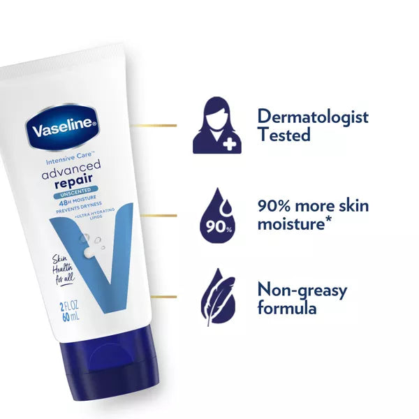 Vaseline Intensive Care Moisturizing Advance Repair Body Lotion - Unscented, 2 oz-305210238596-LR-351316-3-LR eShop