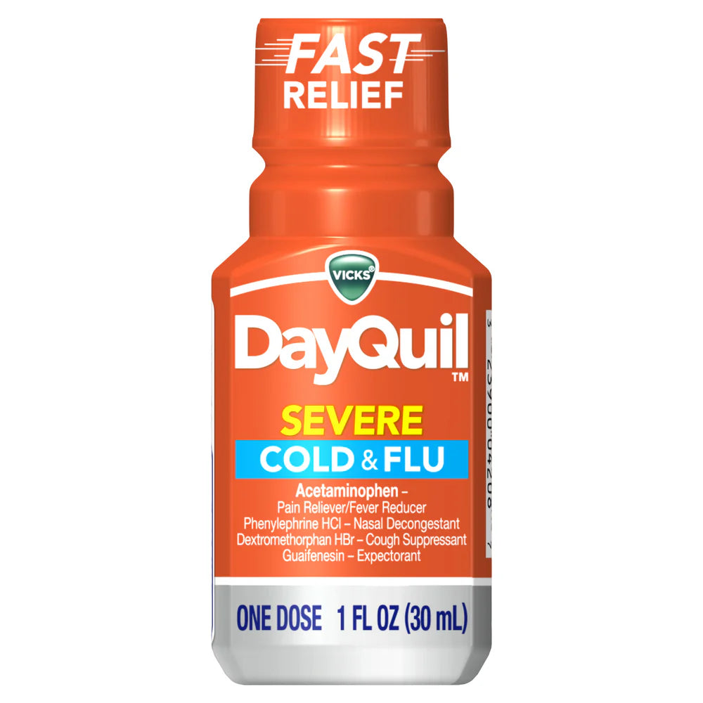 Vicks DayQuil Severe Cold & Flu Liquid, 1 oz-323900042087-LR-358643-1-LR eShop