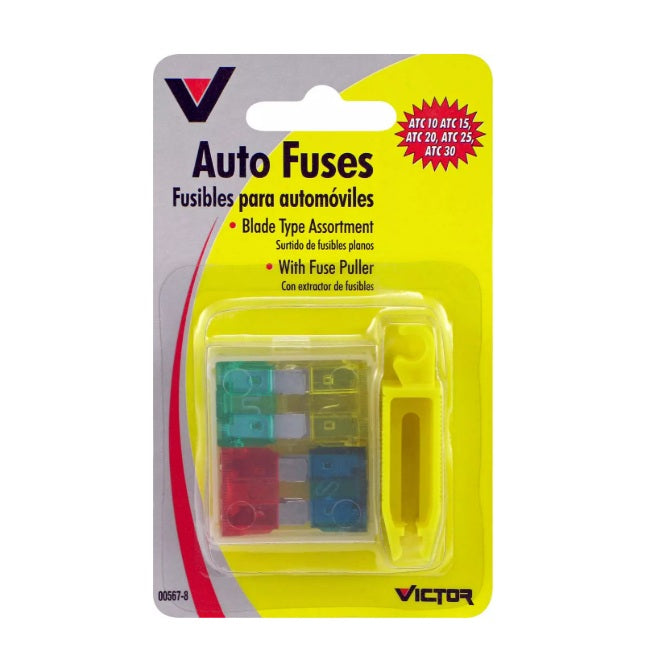 Victor Auto Fuses ATC Blade Type Assortment with Puller-077231005678-LR-256337-1-LR eShop