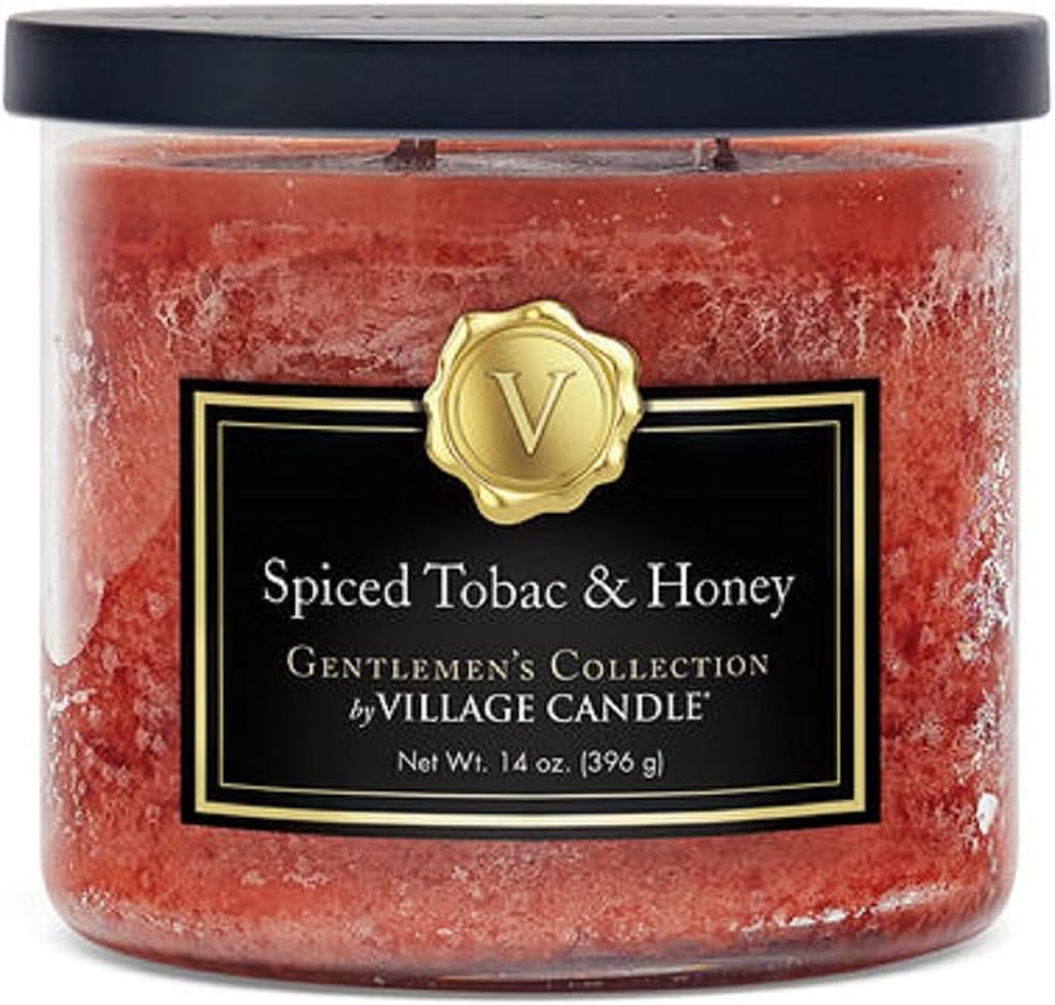 Village Candle Gentlemen's Collection Spiced Tobac & Honey Candle-602406648192-LR-343874-1-LR eShop
