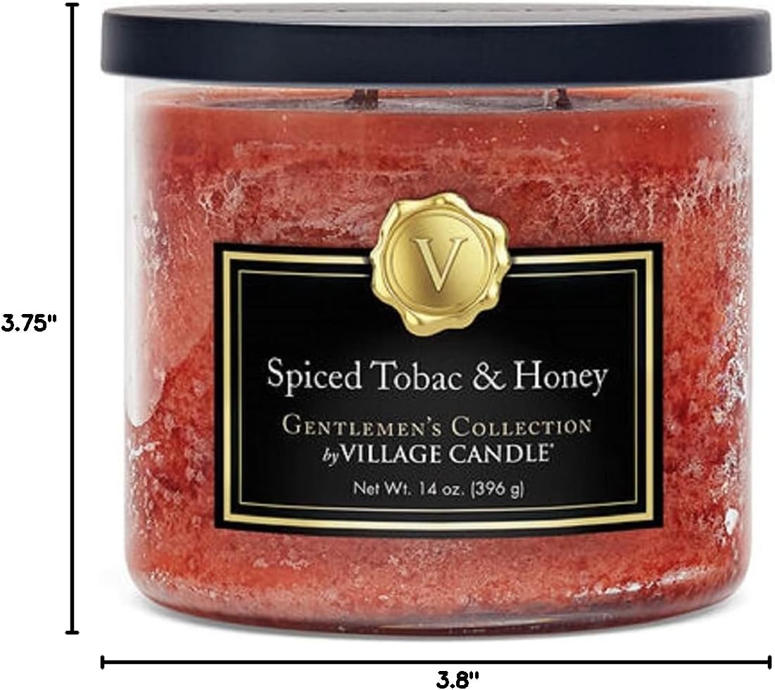 Village Candle Gentlemen's Collection Spiced Tobac & Honey Candle-602406648192-LR-343874-4-LR eShop