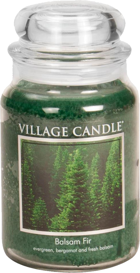Village Candle Large Apothecary Jar Candle - Balsam Fir-602406109464-LR-199894-1-LR eShop
