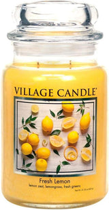 Village Candle Large Apothecary Jar Candle - Fresh Lemon-602406641674-LR-339966-1-LR eShop