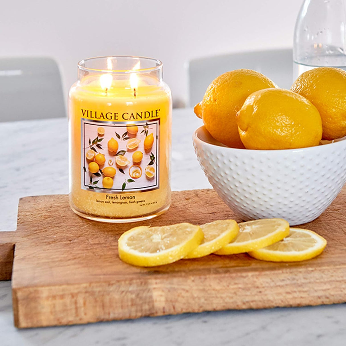 Village Candle Large Apothecary Jar Candle - Fresh Lemon-602406641674-LR-339966-2-LR eShop