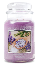 Village Candle Large Apothecary Jar Candle - Lavender Sea Salt-602406643944-LR-332806-1-LR eShop
