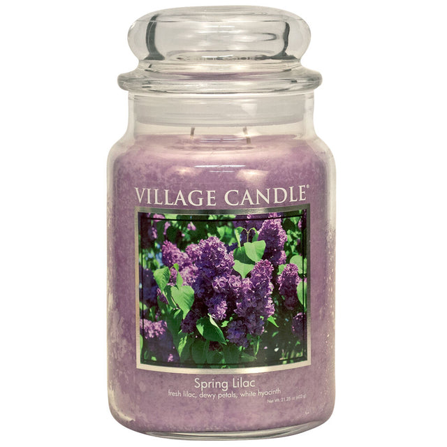 Village Candle Large Apothecary Jar Candle - Spring Lilac-602406645191-LR-339967-1-LR eShop