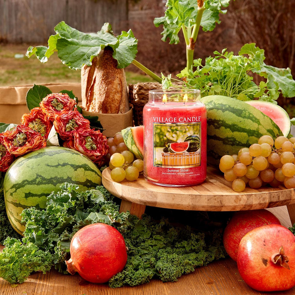 Village Candle Large Apothecary Jar Candle - Summer Slices-602406801474-LR-199904-3-LR eShop