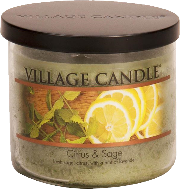 Village Candle Medium Bowl Candle - Citrus & Sage-602406626961-LR-322084-1-LR eShop
