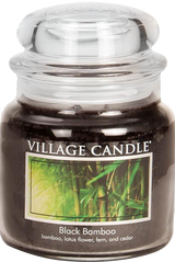 Village Candle Medium Glass Apothecary Jar Candle - Black Bamboo-602406603160-LR-275704-1-LR eShop