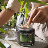 Village Candle Medium Glass Apothecary Jar Candle - Black Bamboo-602406603160-LR-275704-3-LR eShop