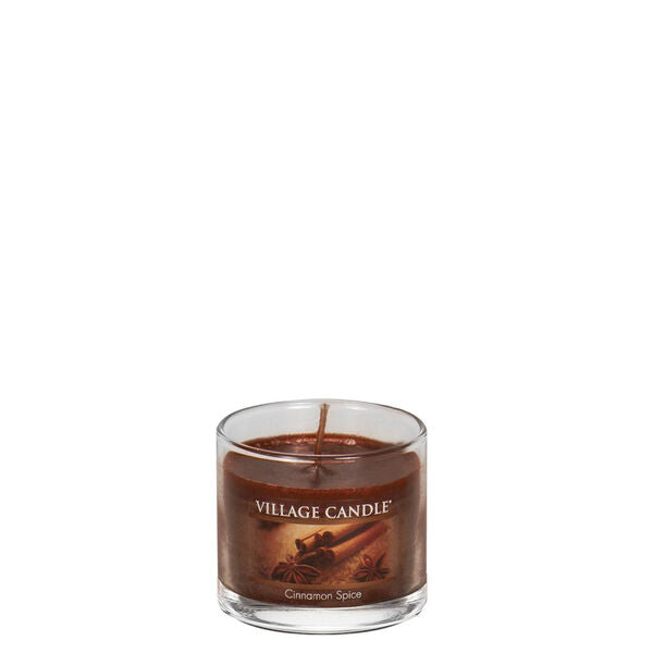 Village Candle Mini Glass Votive Candle - Cinnamon Spice-602406215172-LR-322062-2-LR eShop