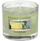 Village Candle Mini Glass Votive Candle - Citrus & Sage-602406215202-LR-322063-1-LR eShop