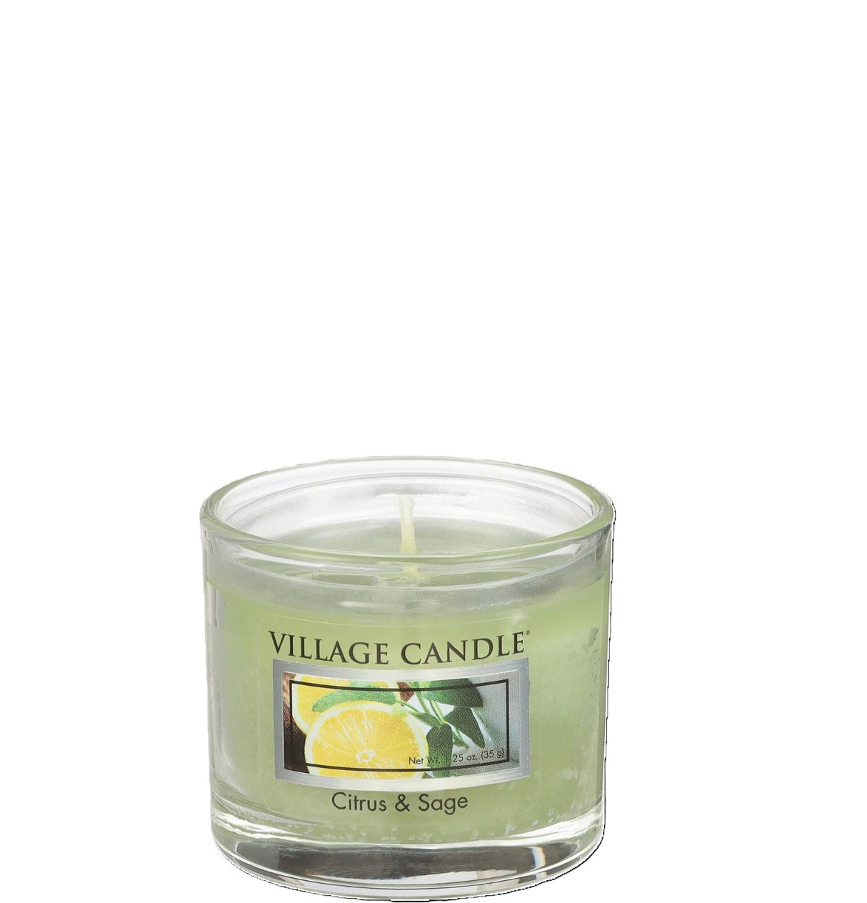 Village Candle Mini Glass Votive Candle - Citrus & Sage-602406215202-LR-322063-2-LR eShop