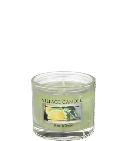Village Candle Mini Glass Votive Candle - Citrus & Sage-602406215202-LR-322063-2-LR eShop