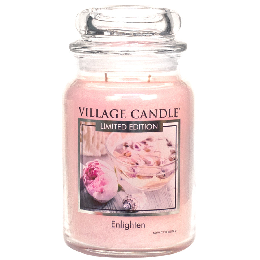 Village Candle Spa Collection Enlighten Scented Candle, 26 oz-602406507345-LR-332803-1-LR eShop