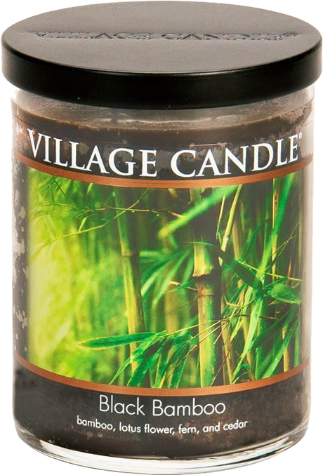 Village Candle Tall Bowl Candle - Black Bamboo-602406611547-LR-322069-1-LR eShop