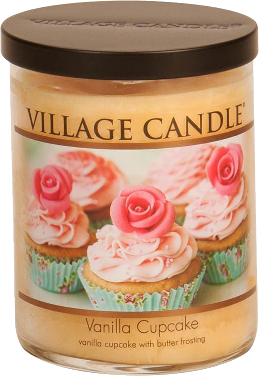 Village Candle Tall Bowl Candle - Vanilla Cupcake-602406611677-LR-322078-1-LR eShop