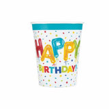 CUP 8CT HPPY BLN BDAY 9OZ