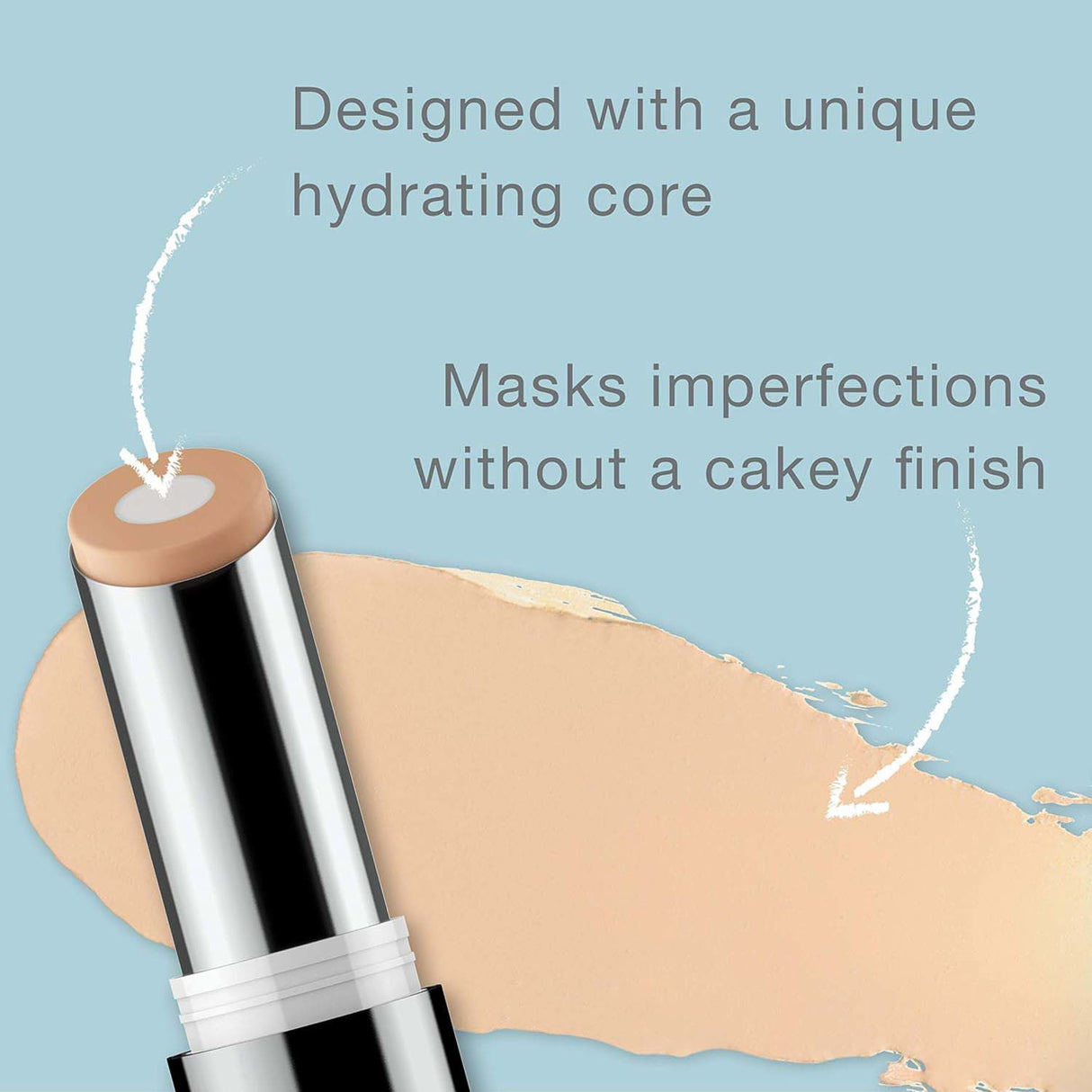 Neutrogena Hydro Boost Hydrating Concealer Stick, 20 Light, 0.12 Oz