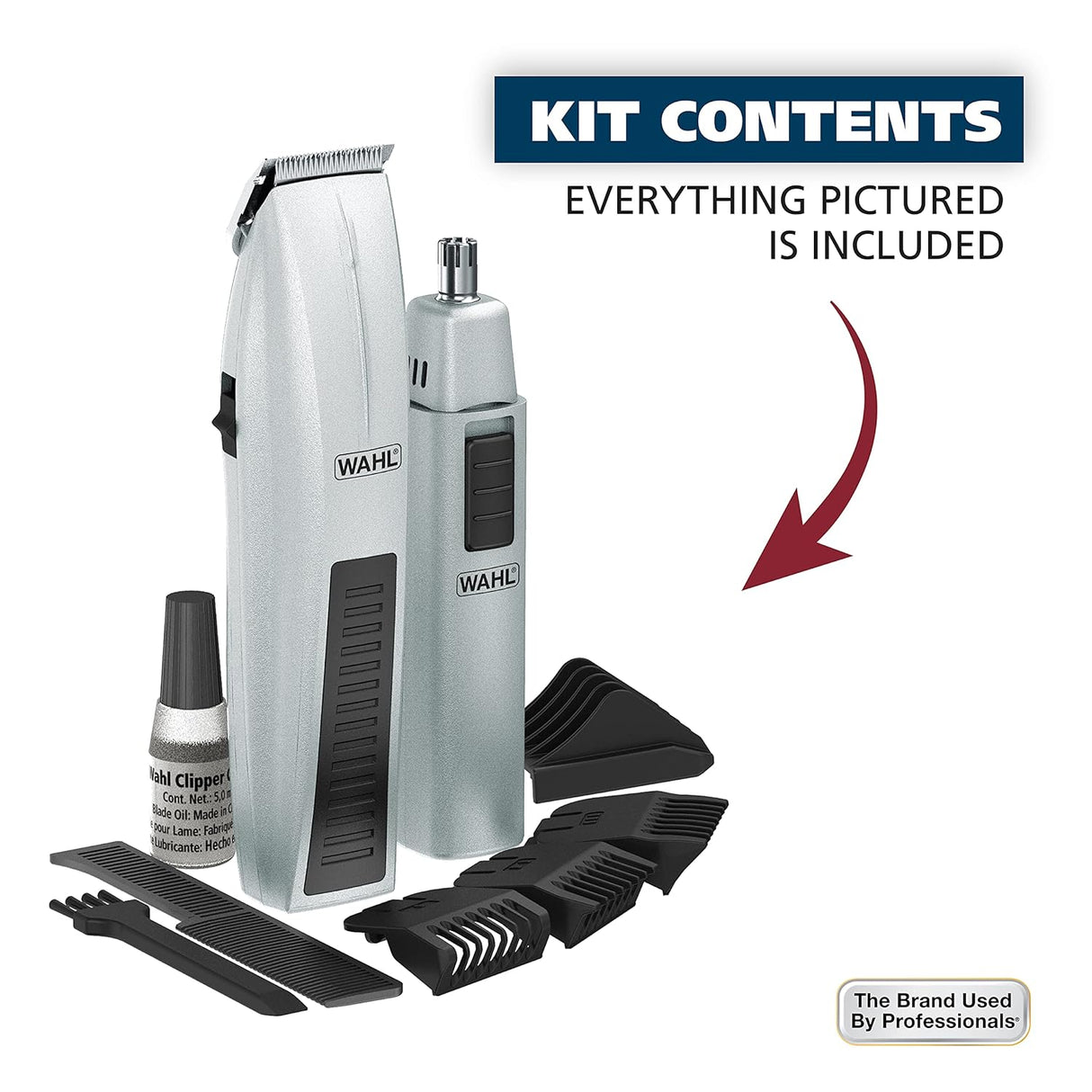 WAHL Battery Operated Facial Hair Trimmer for Men-043917560618-LR-361520-9-LR eShop