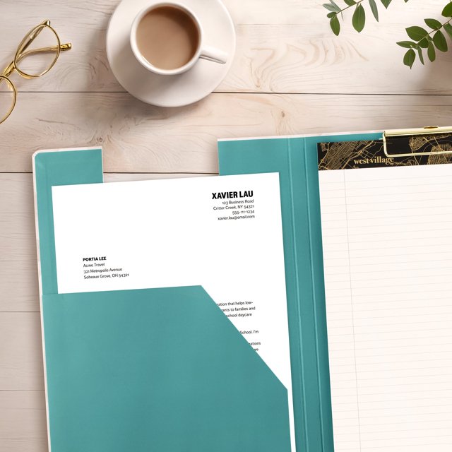 West Village by Mead Clipfolio with Legal Pad - Large, 9.5" x 12.5"-071723246068-LR-361590-4-LR eShop