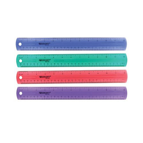 Westcott 12" Plastic Ruler-073577129757-LR-169445-1-LR eShop