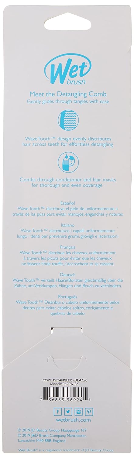 Wet Brush Detangling Comb - Black-736658969245-LR-359900-5-LR eShop